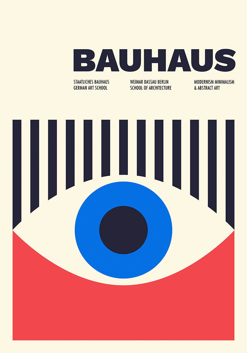 bauhaus poster