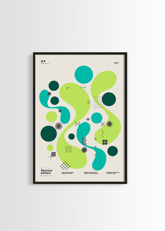 Bauhaus style poster