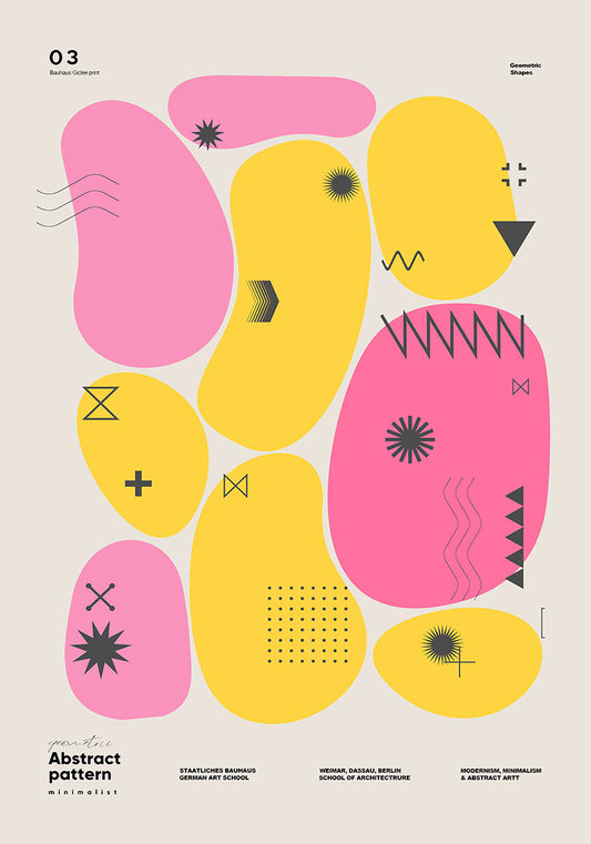 Bauhaus style poster