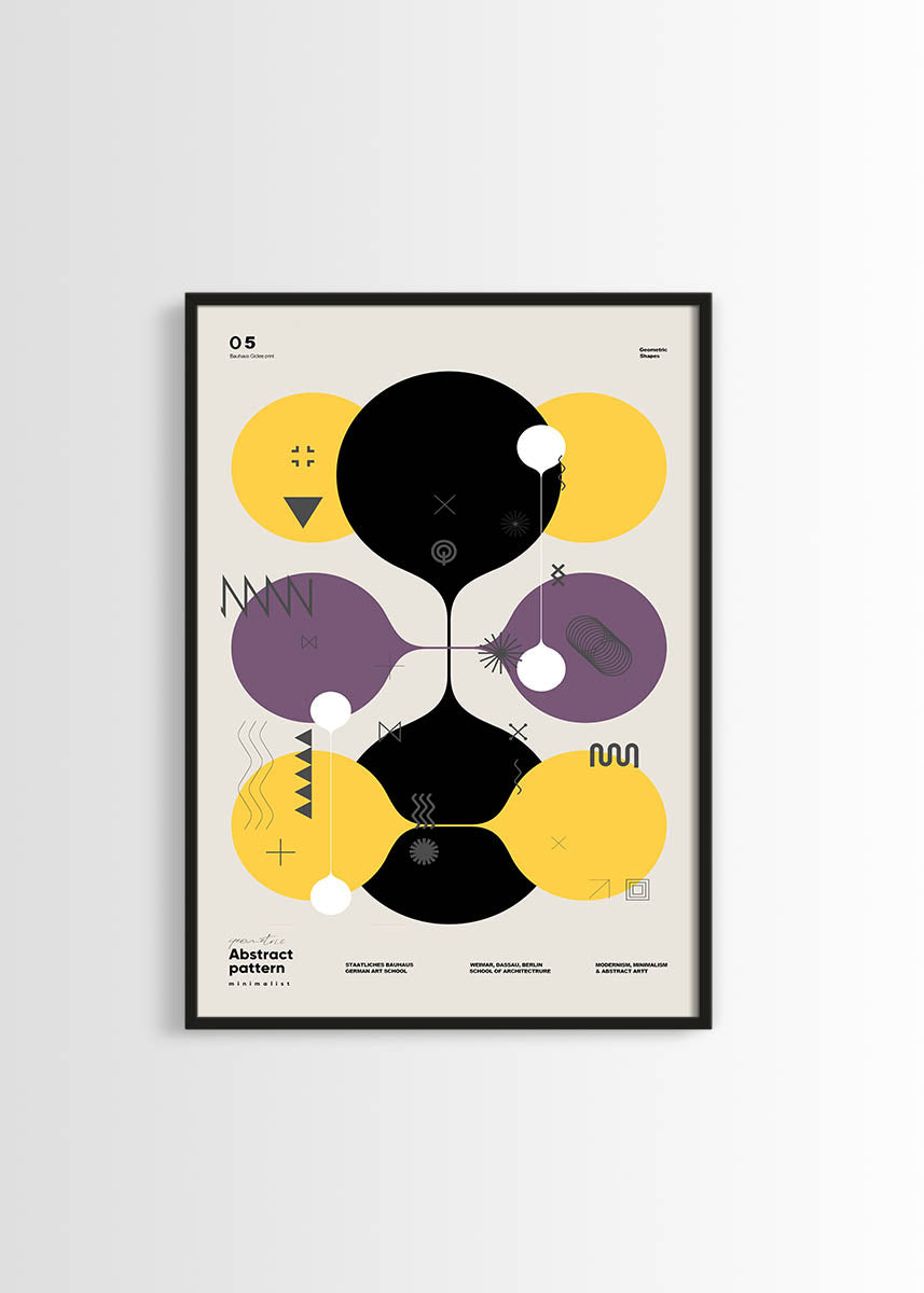 Bauhaus style poster