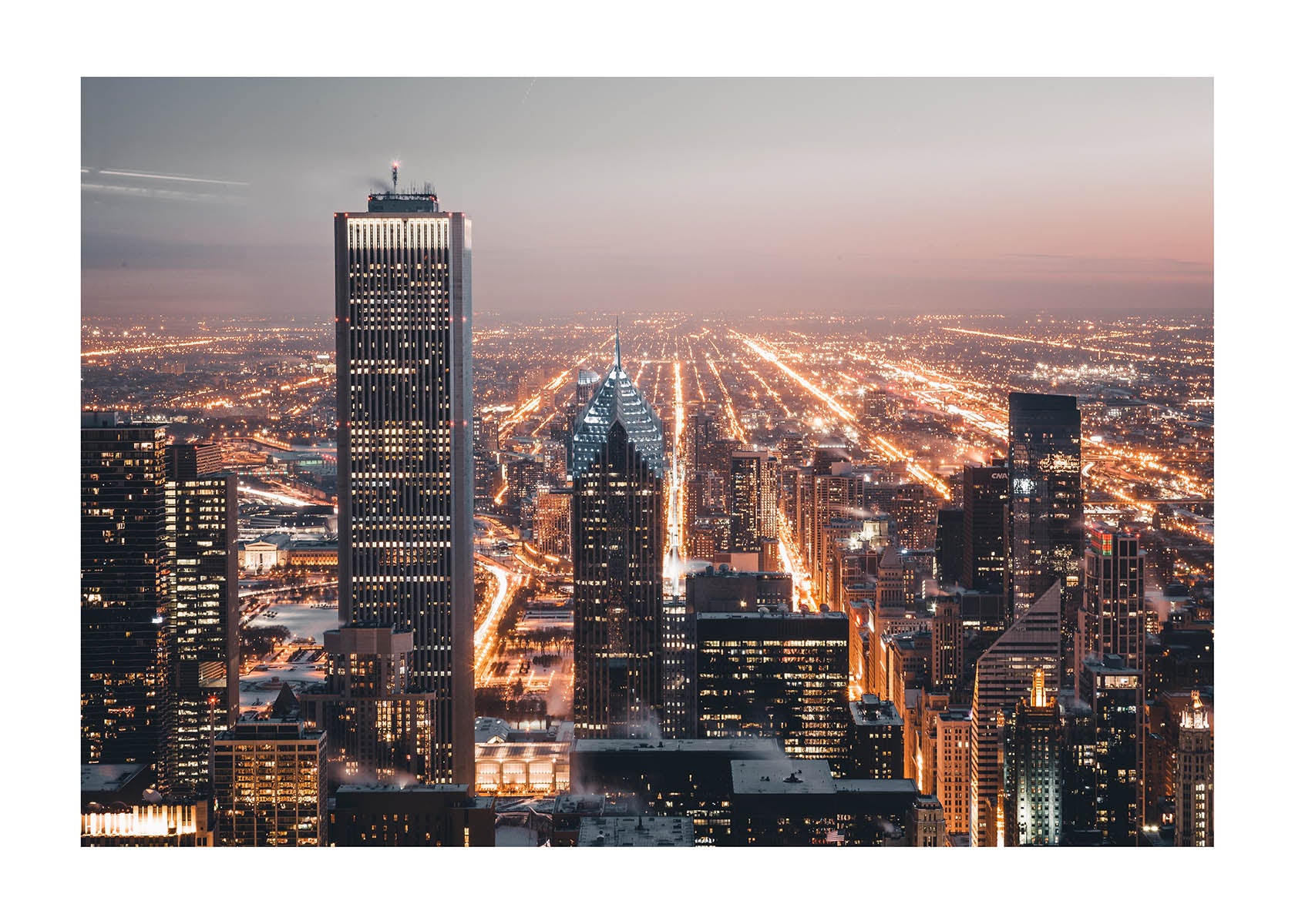 big city lights poster