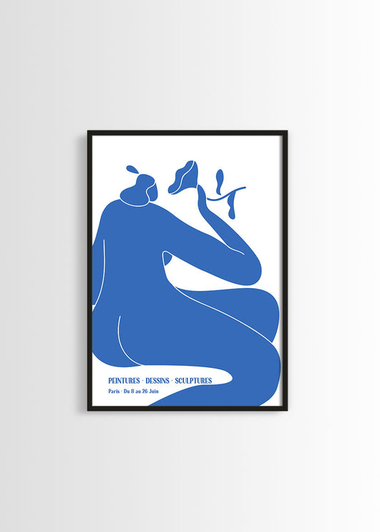 Blue I poster