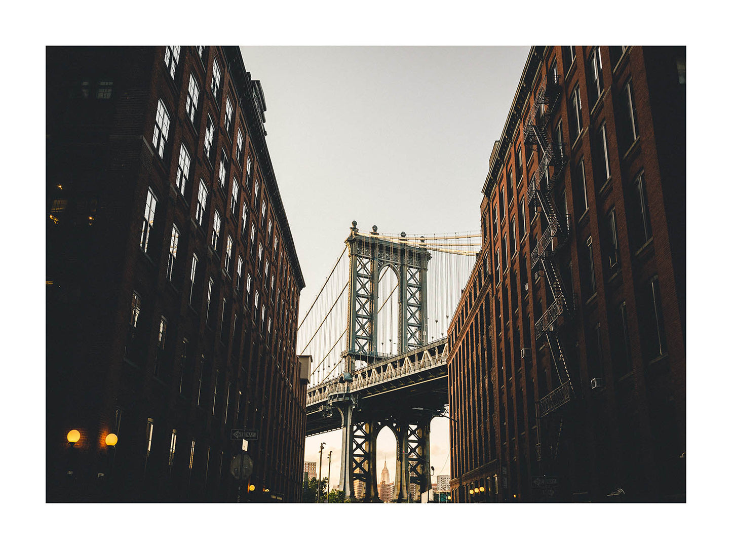 Brooklyn bridge poster