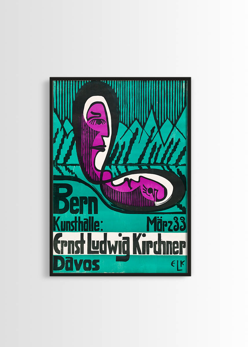 Bern Kunsthalle by Ernst Ludwig vintage poster