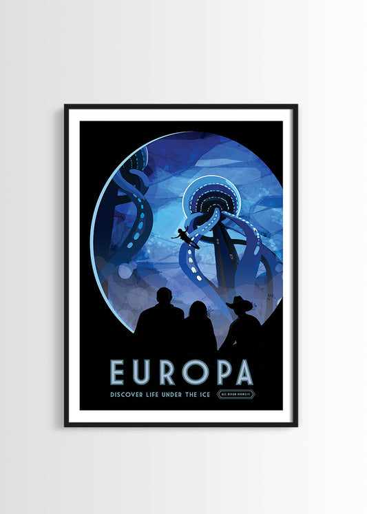 Europa space poster