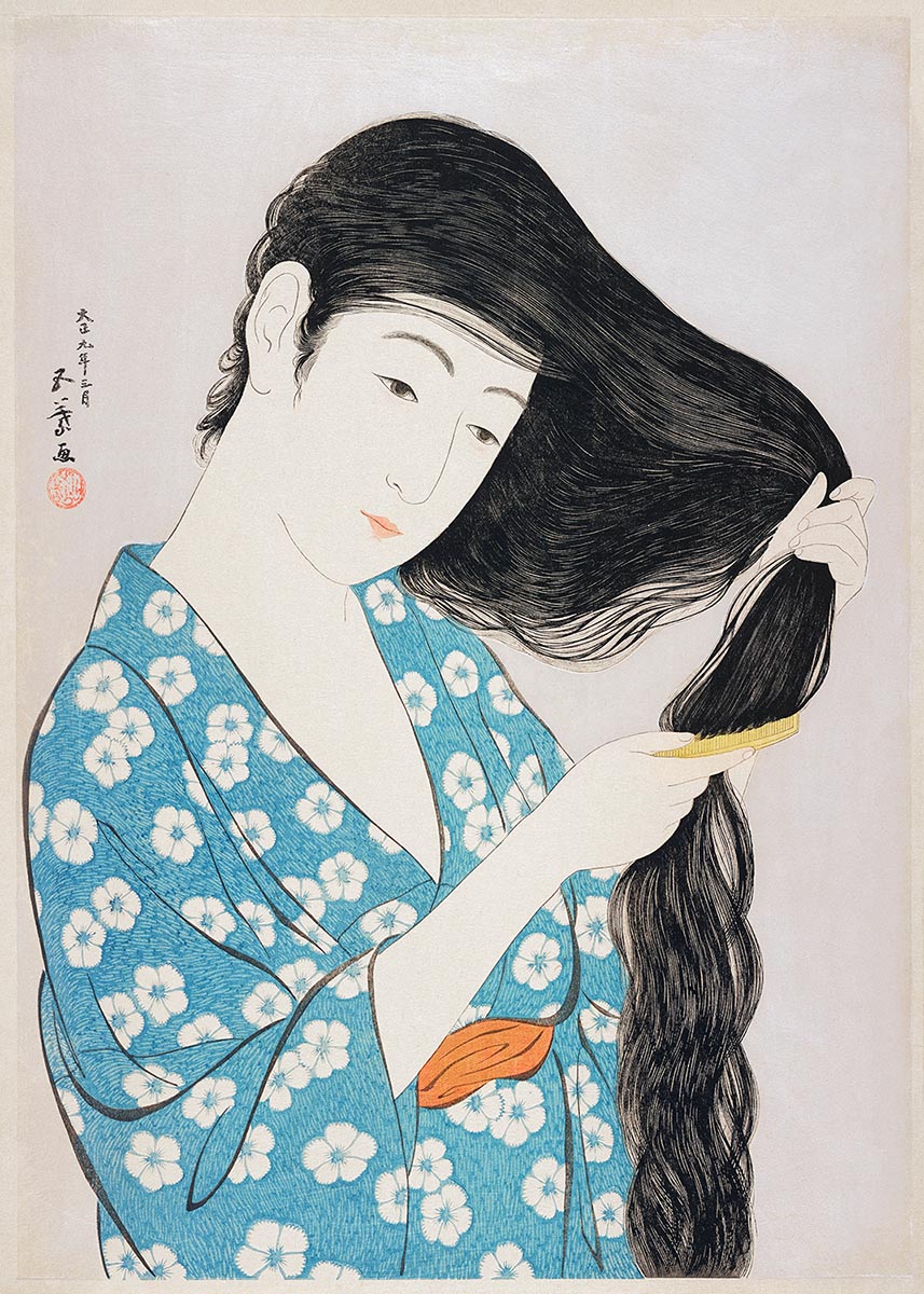 Goyō Hashiguchi vintage japanese poster