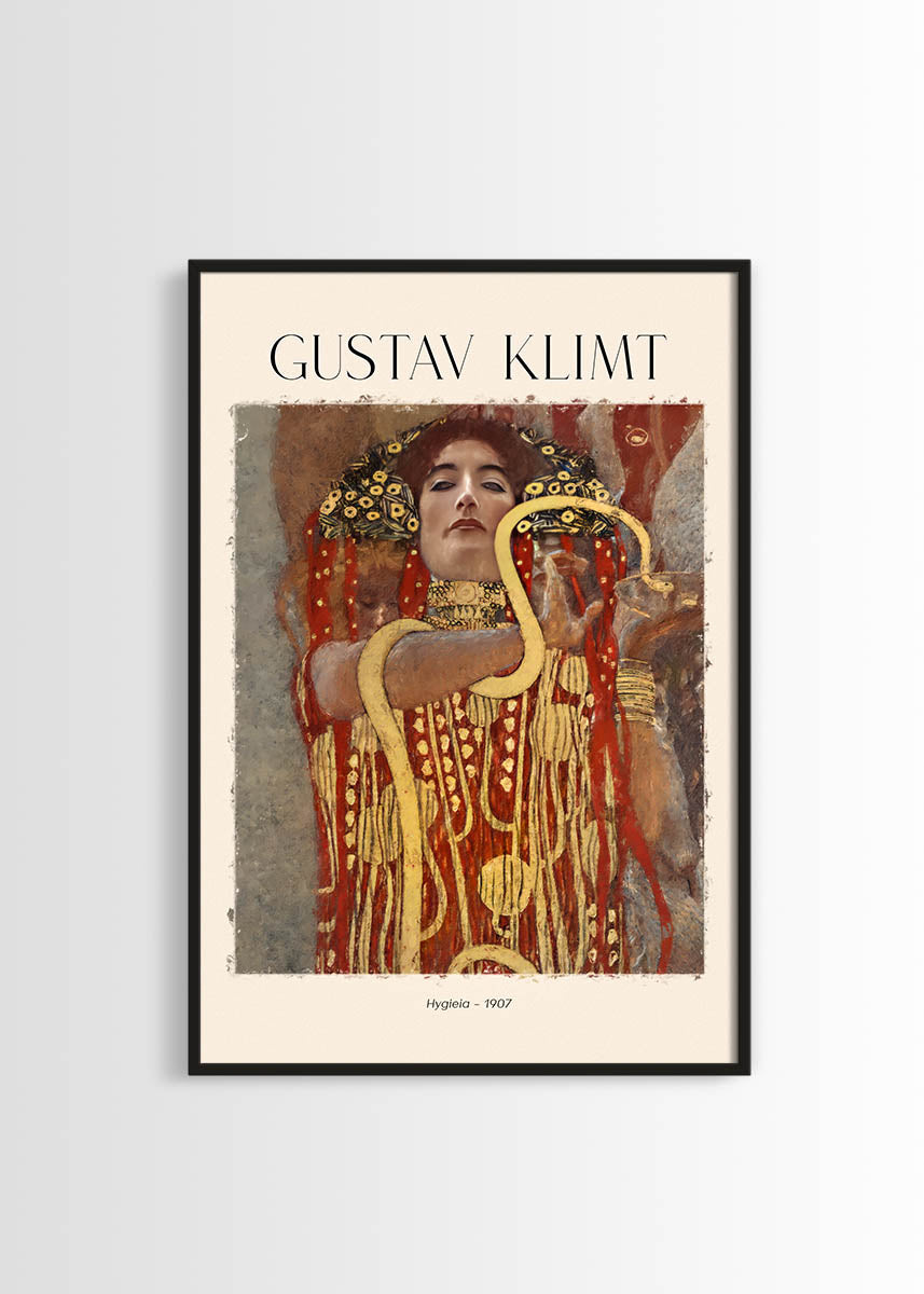 Gustav Klimt Hygieia poster