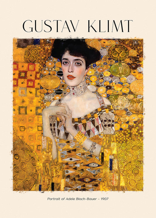 Gustav Klimt portrait of Adele poster