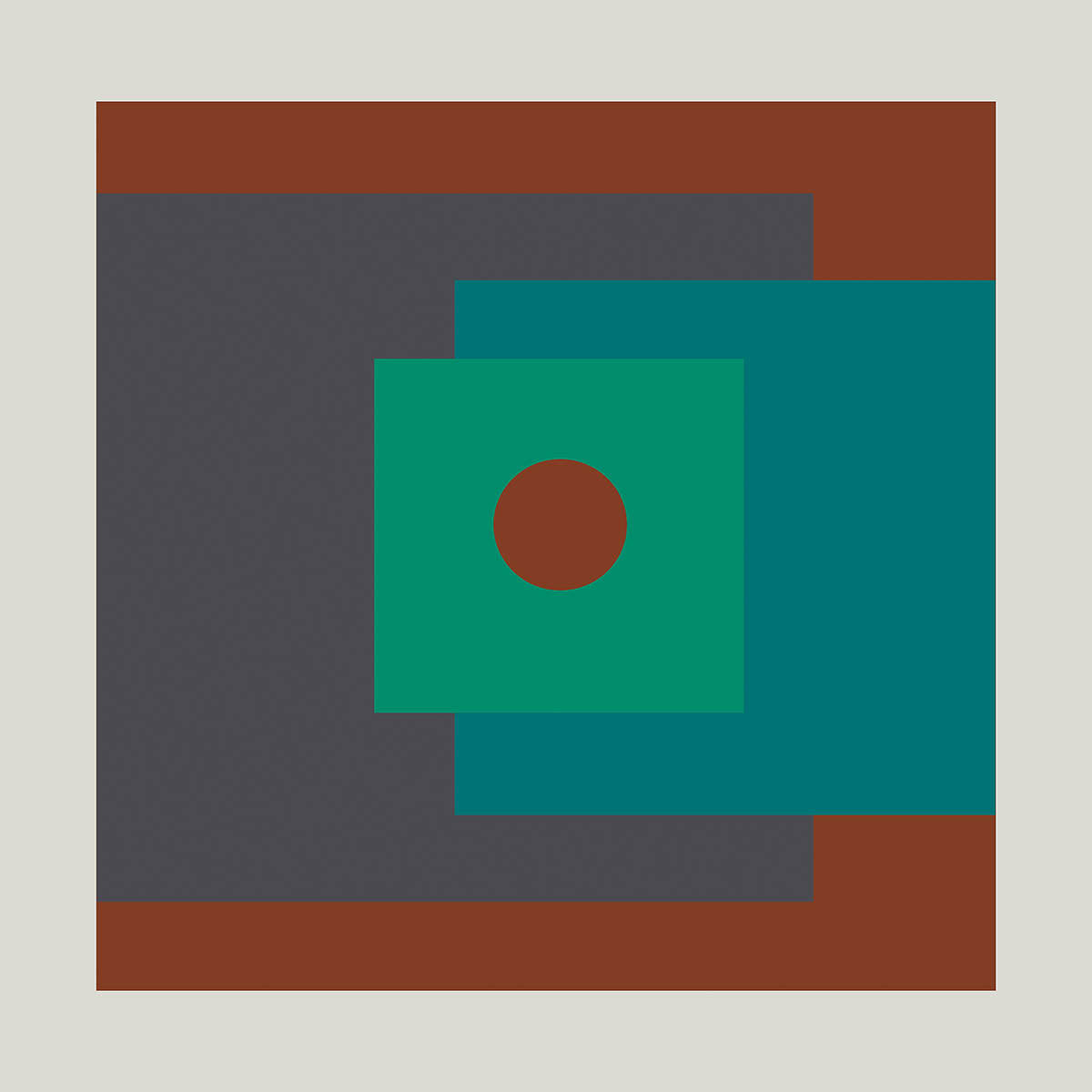 Josef Albers inspired print