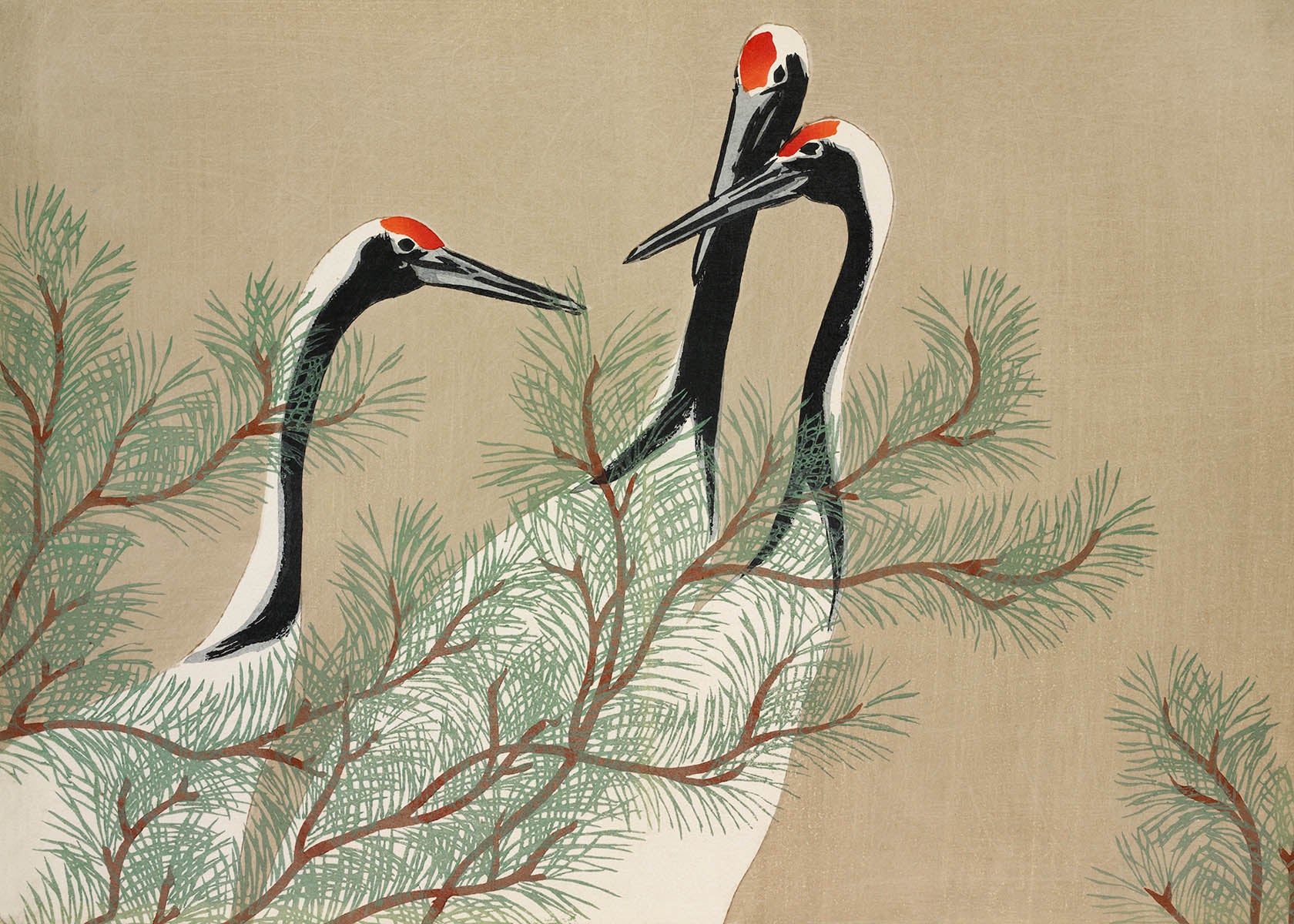 Kamisaka Sekka vintage Japanese poster