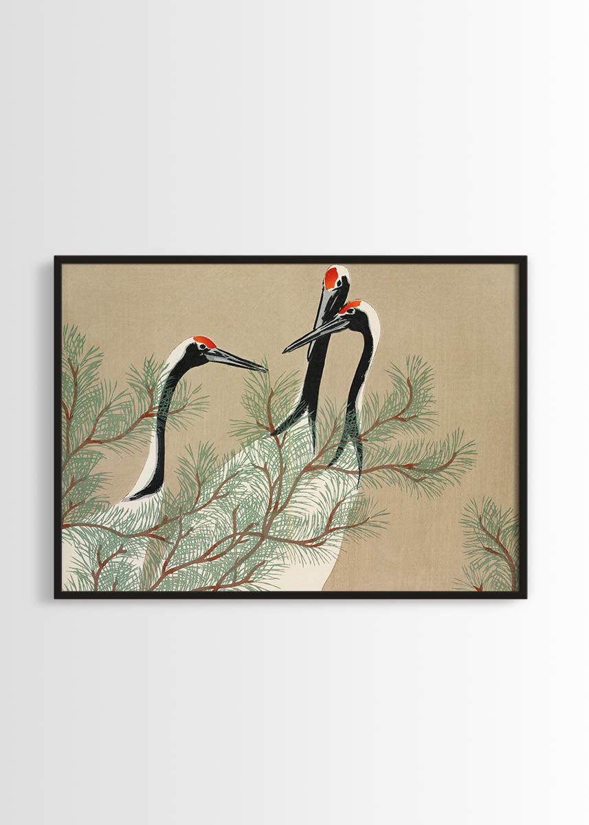 Kamisaka Sekka vintage Japanese poster