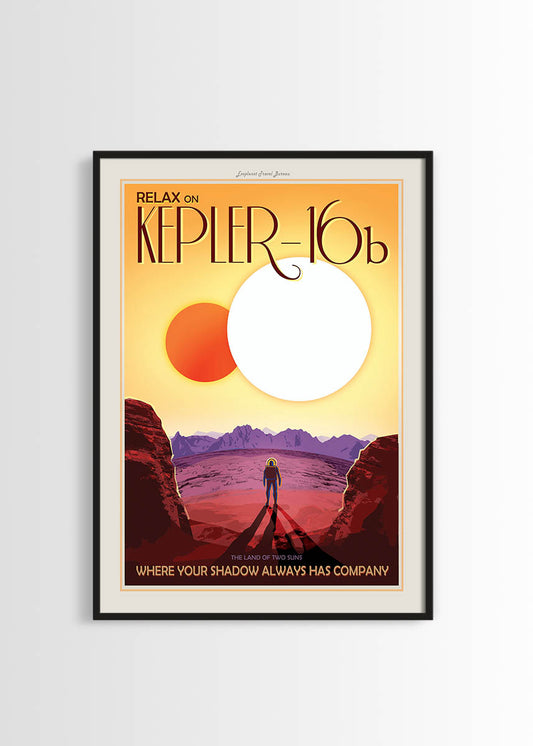 Kepler 16b space poster