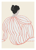 abstract woman poster