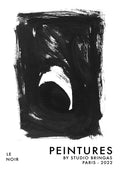 Black and white poster