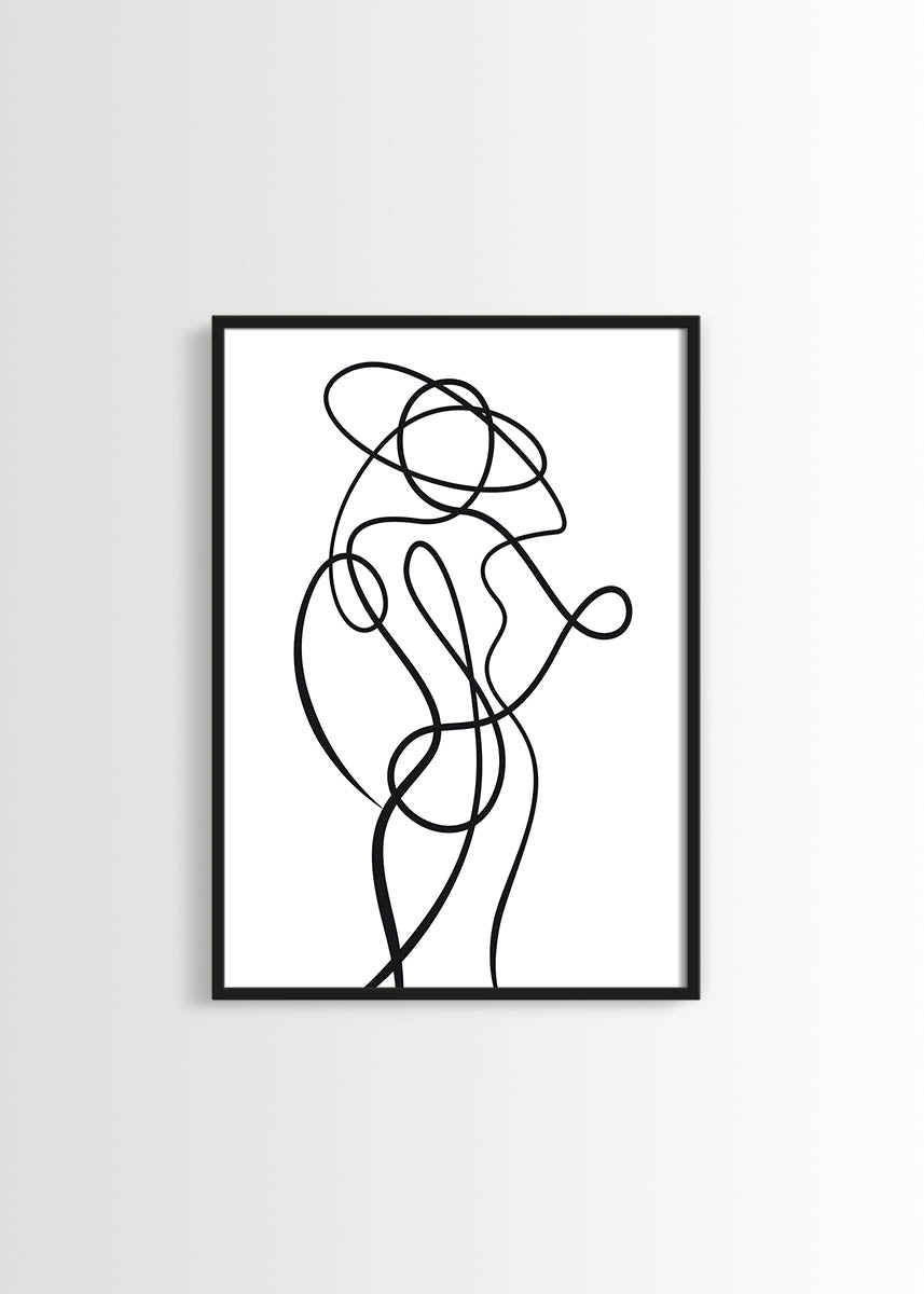 Line art II poster – Poster Wall