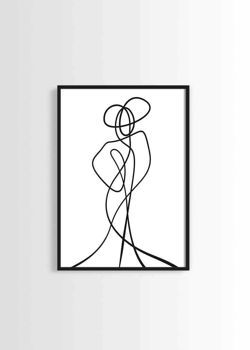 line art poster