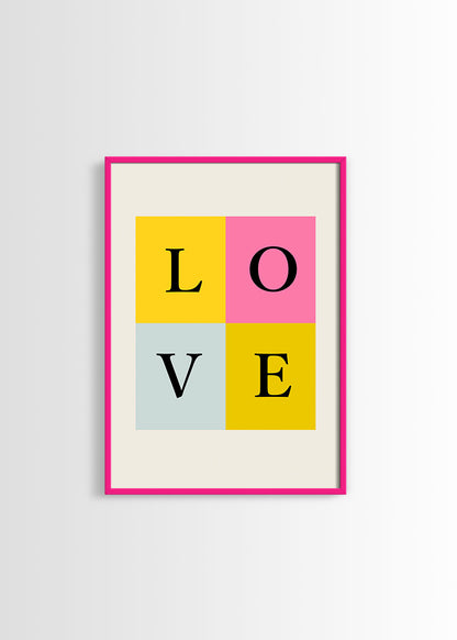 Love Yves Saint Laurent poster