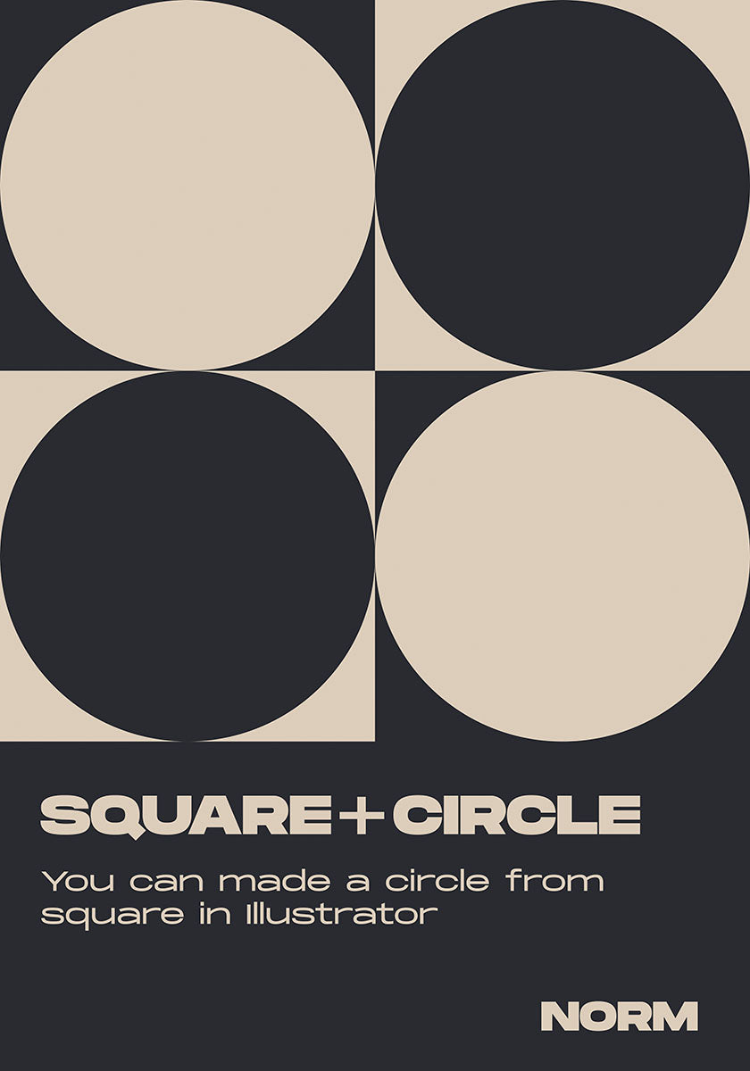 Square + Circle poster
