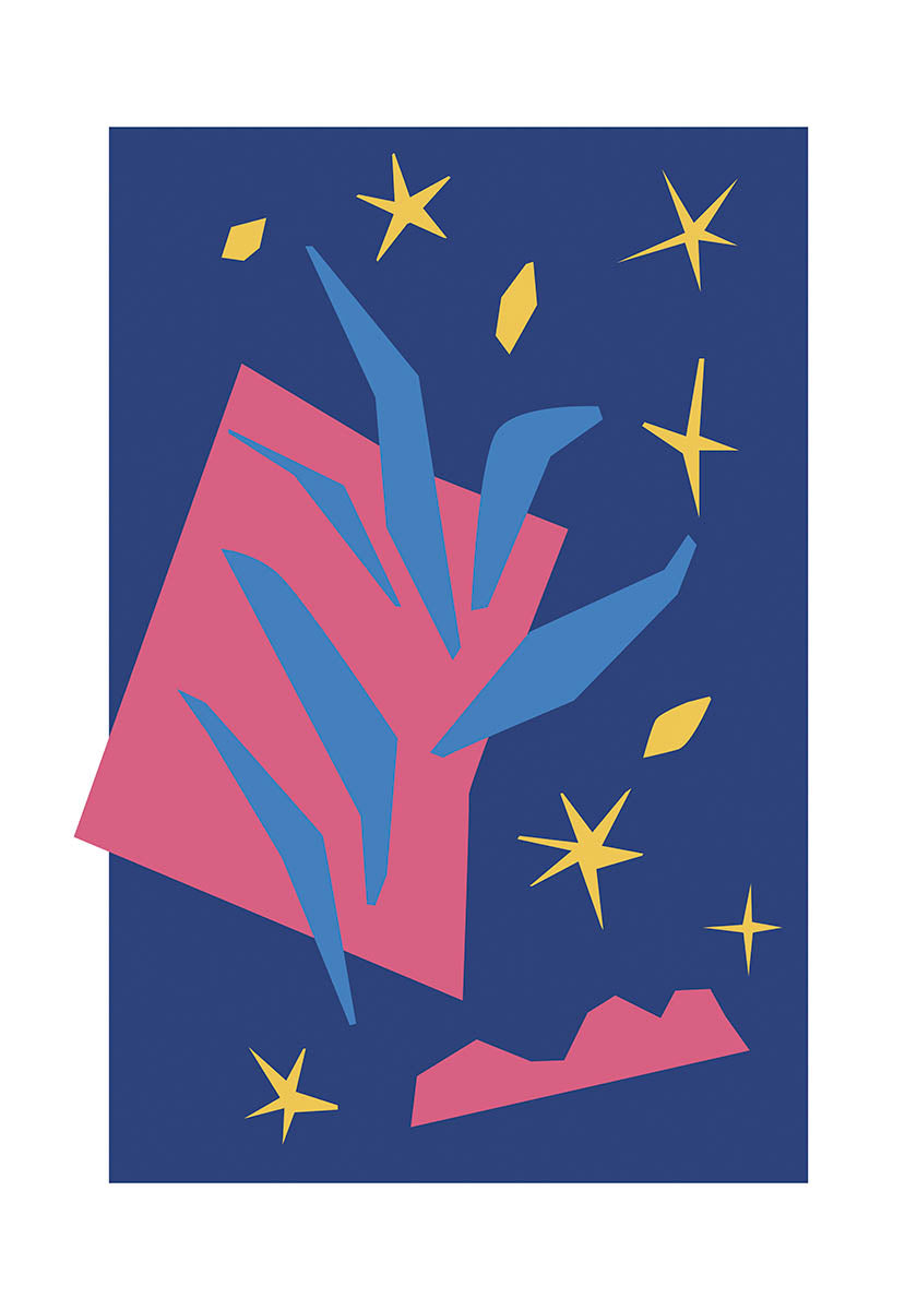 Papier découpé poster