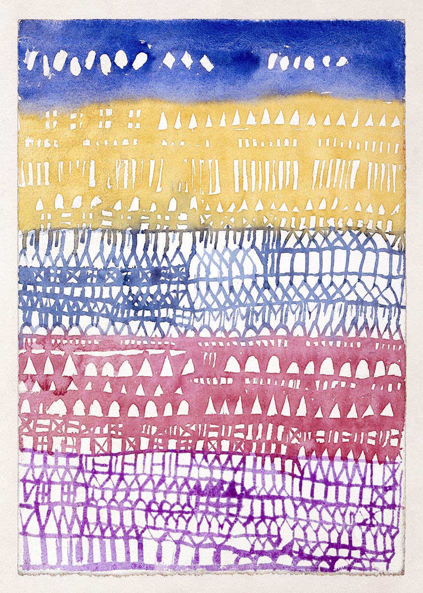 Paul Klee old city poster