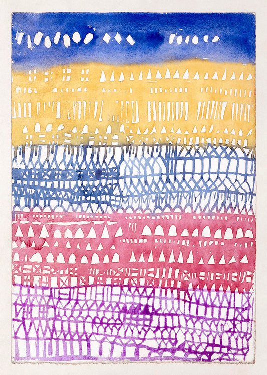 Paul Klee old city poster