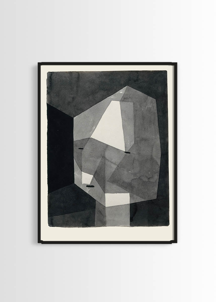 Paul Klee black and white poster