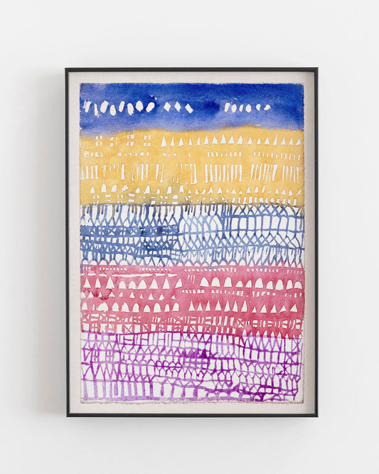 Paul Klee old city poster