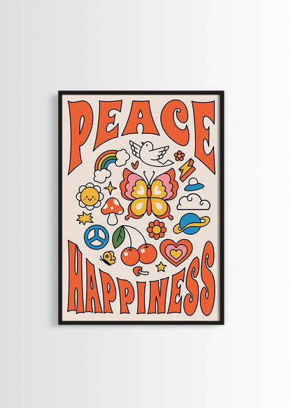 Peace & Happiness poster