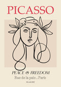 Picasso woman poster
