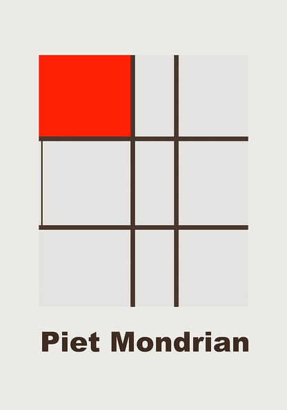 Piet Mondrian poster