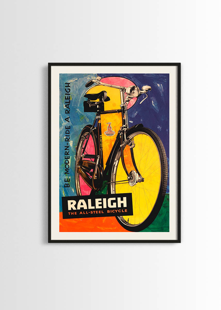 Raleigh vintage exhibition poster Poster Wall