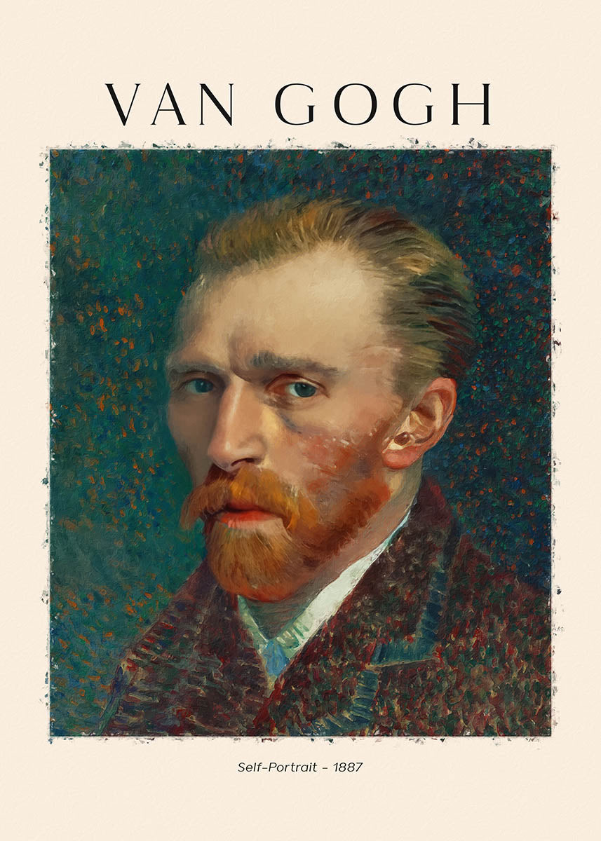 Van Gogh self portrait poster