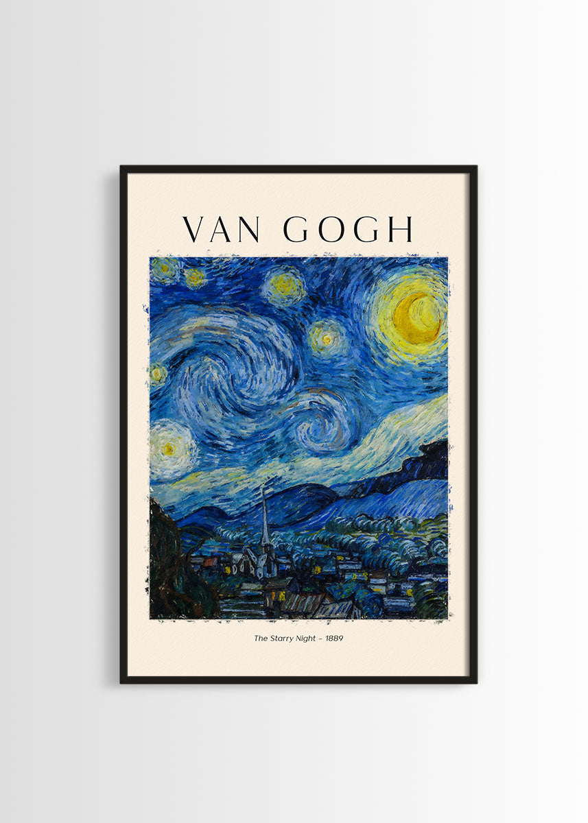 Van Gogh starry night poster