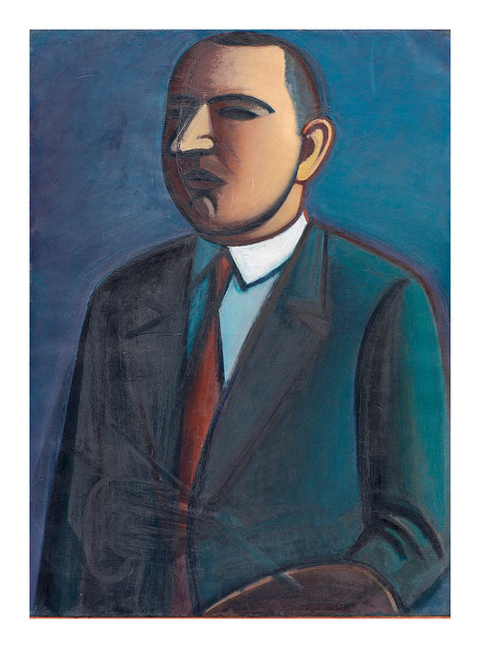Vilhelm Lundstrom self portrait poster