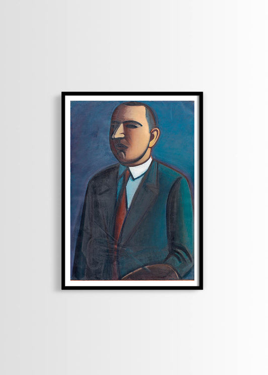 Vilhelm Lundstrom self portrait poster