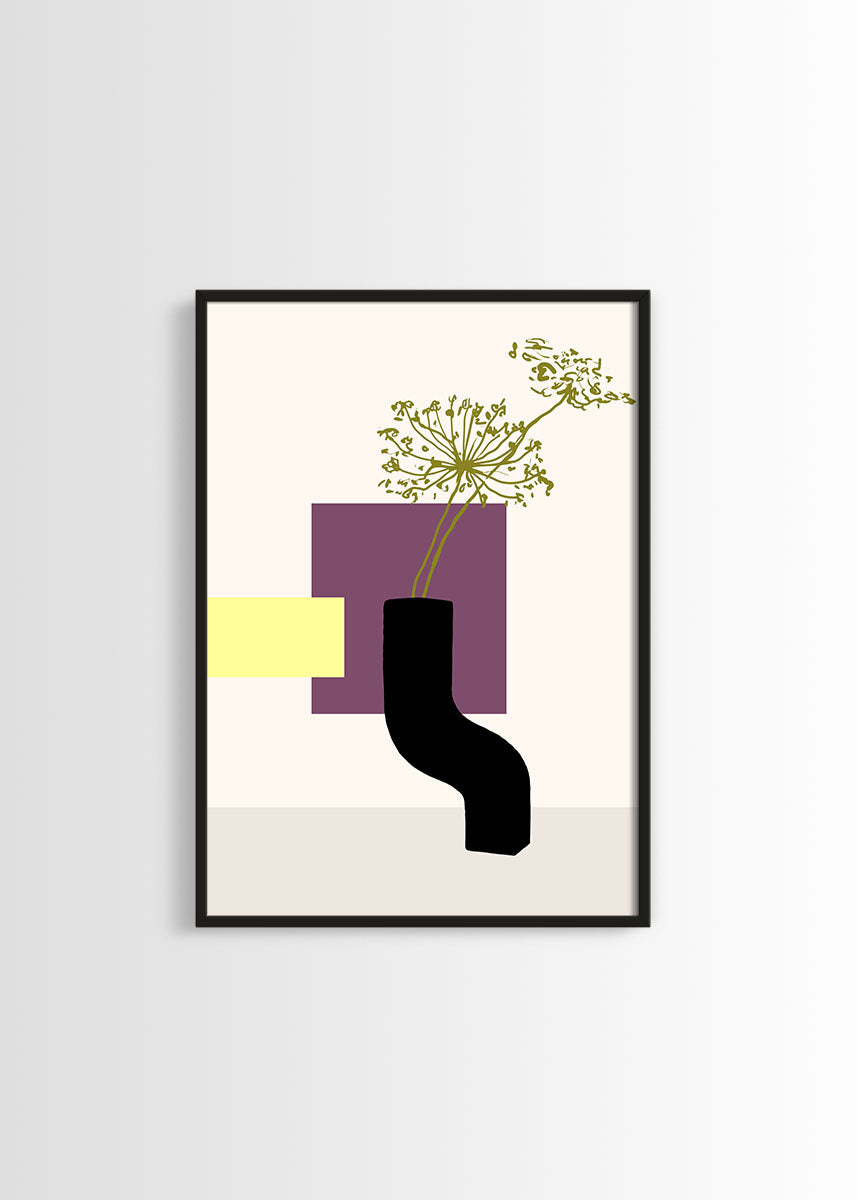 Abstract poster flowers