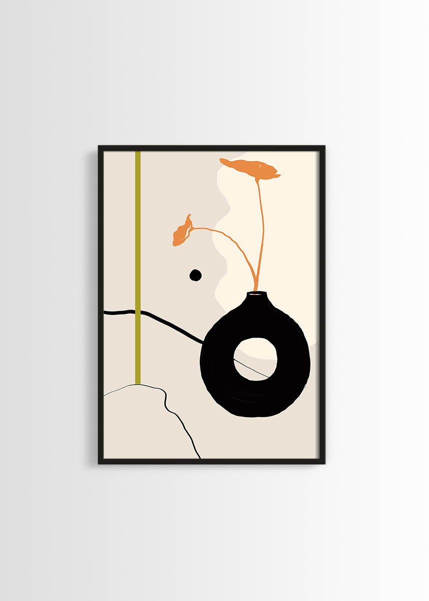 abstract poster flowers