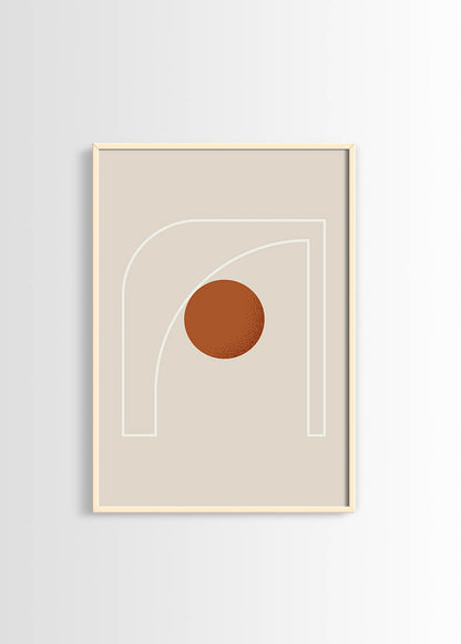 abstract shape poster