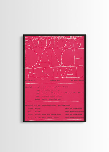 American dance festival poster