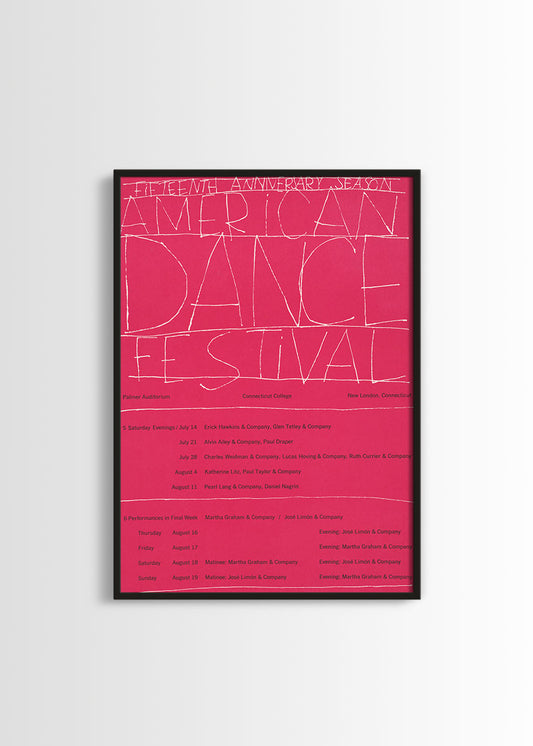 American dance festival poster