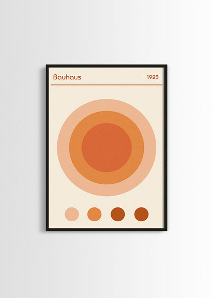 Bauhaus 1923 earth poster
