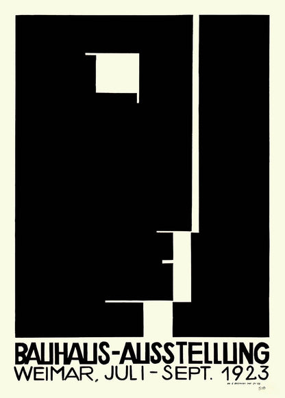 Bauhaus vintage exhibition poster