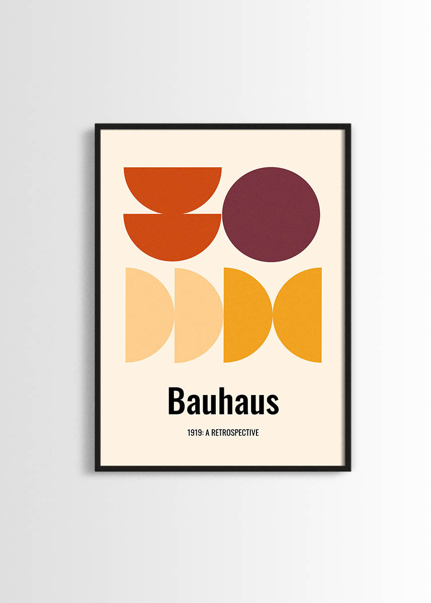 Bauhaus retrospective poster