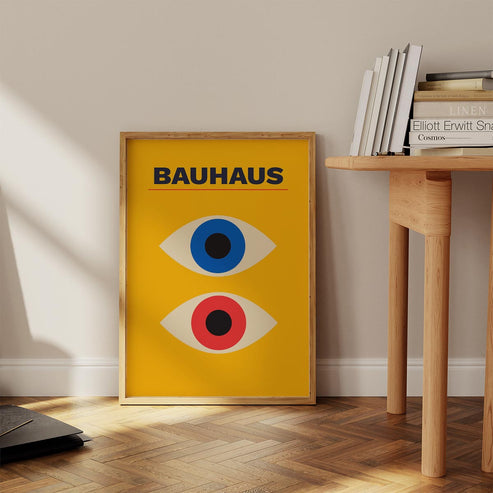 Bauhaus eyes abstract and modern poster – Poster Wall
