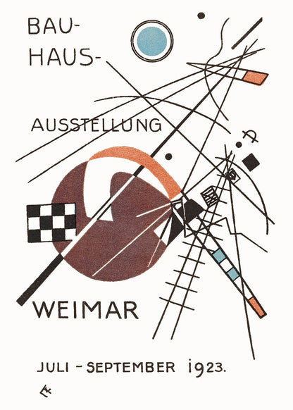 Bauhaus Ausstellung 1923 poster