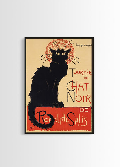 chat noir black cat poster