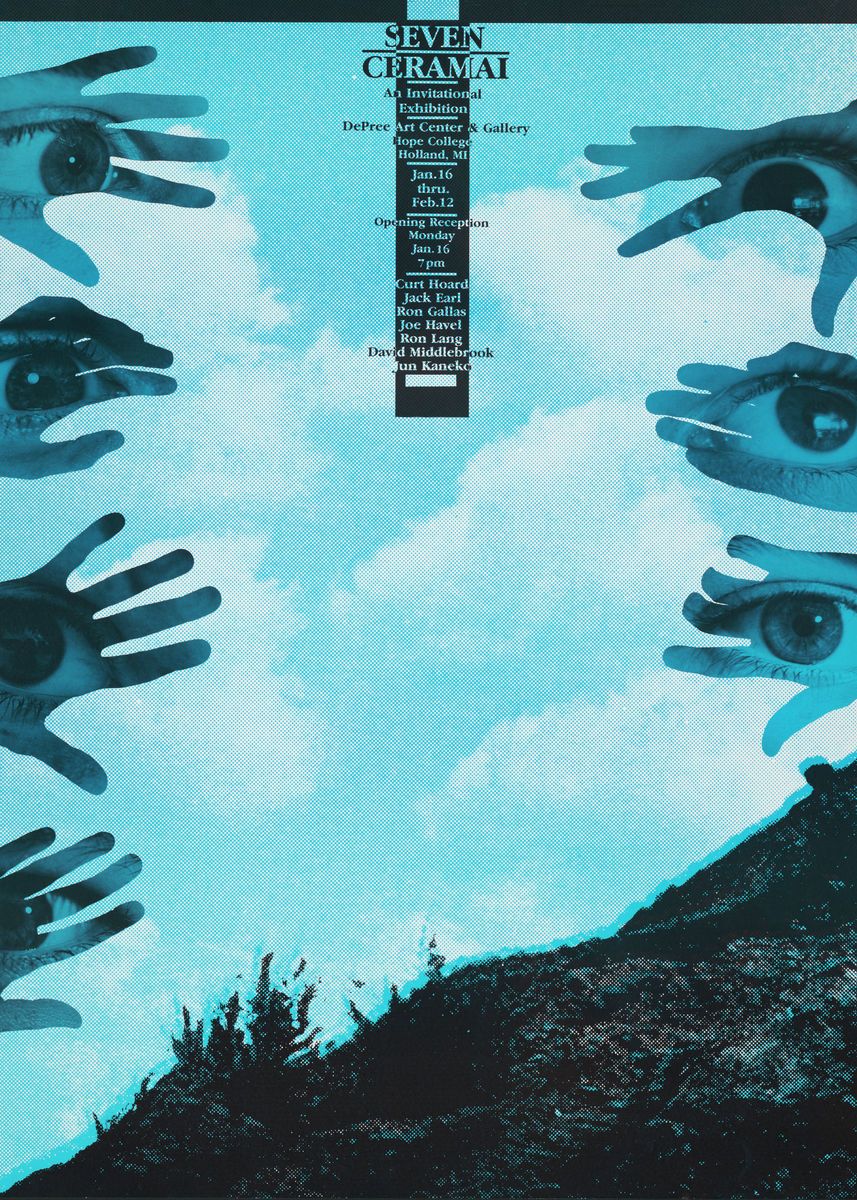 Seven ceramai vintage exhibition poster | art poster | retro poster