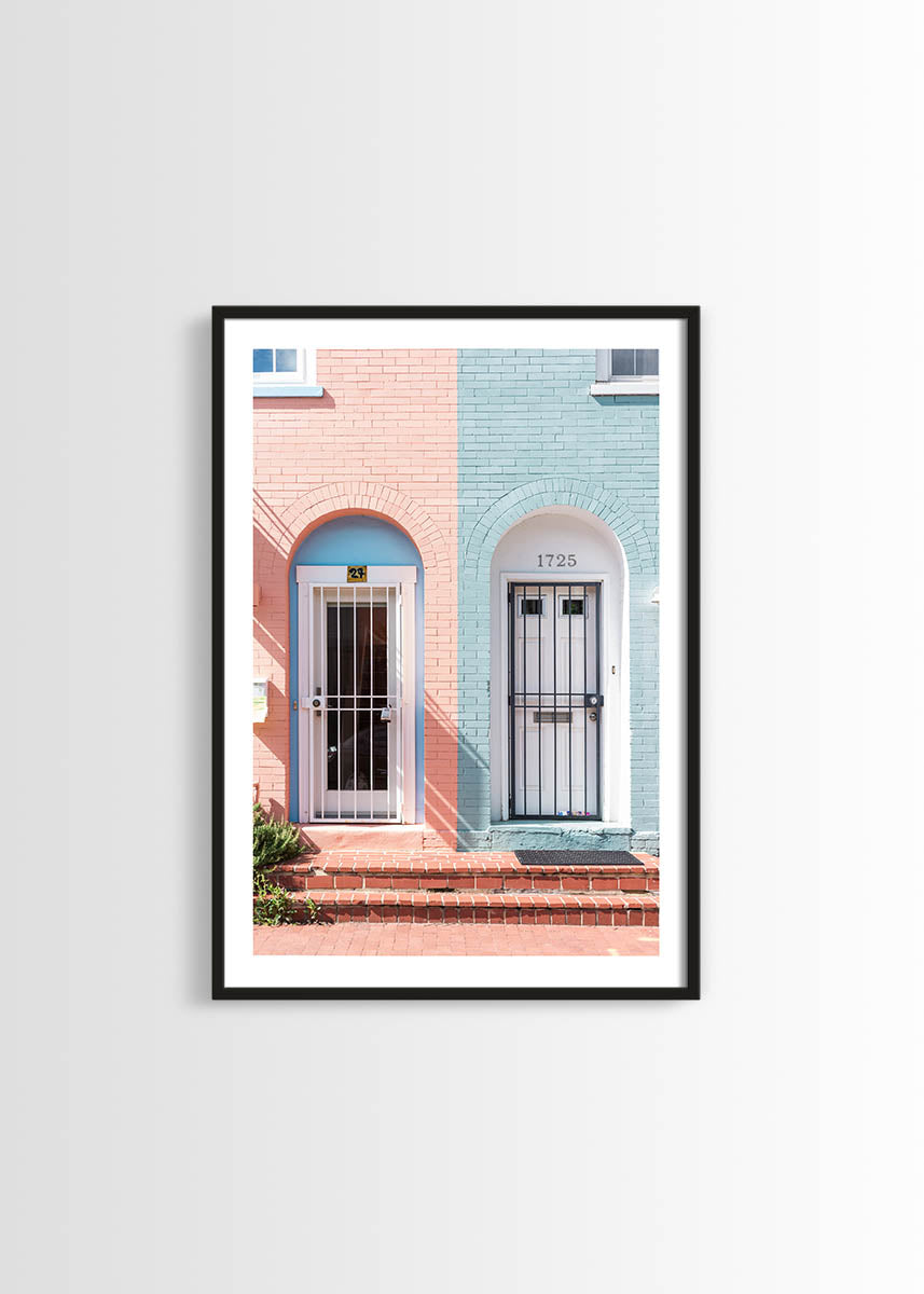 colorful facade poster