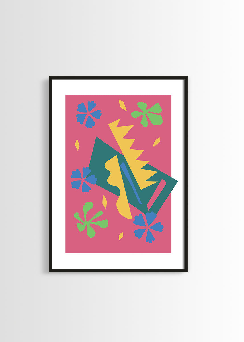Papier découpé poster