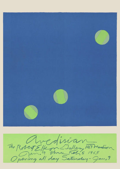 Avedian at Robert Elkan gallery vintage poster | vintage print | art poster | exhibition poster print